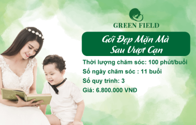 Gói Đẹp mặn mà sau vượt cạn